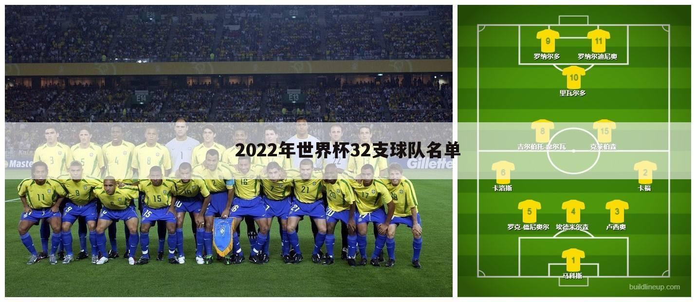 2022年世界杯32支球队名单