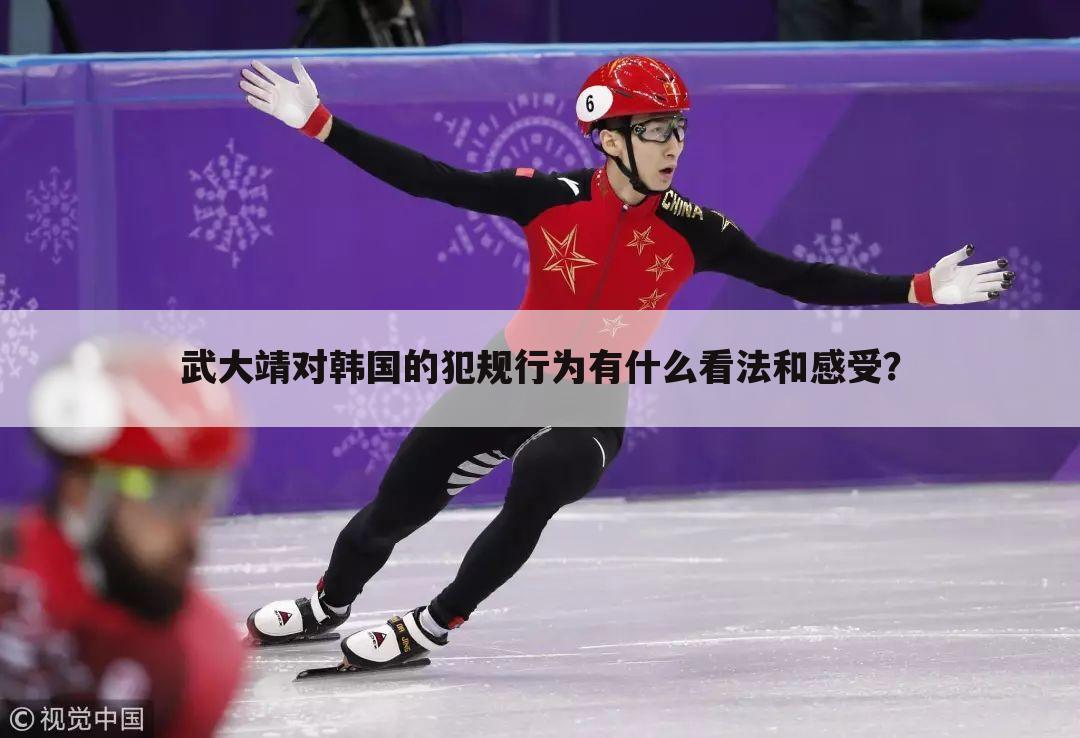 武大靖对韩国的犯规行为有什么看法和感受？