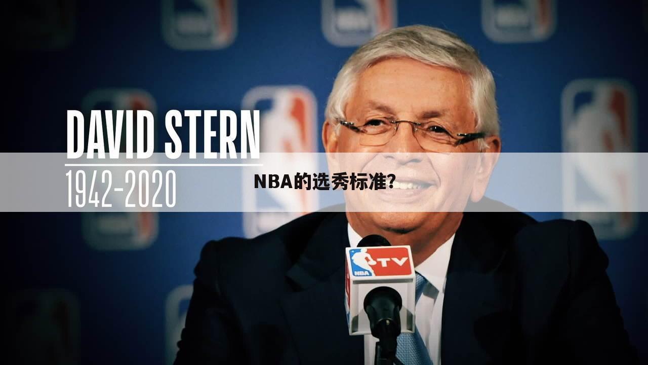 NBA的选秀标准？