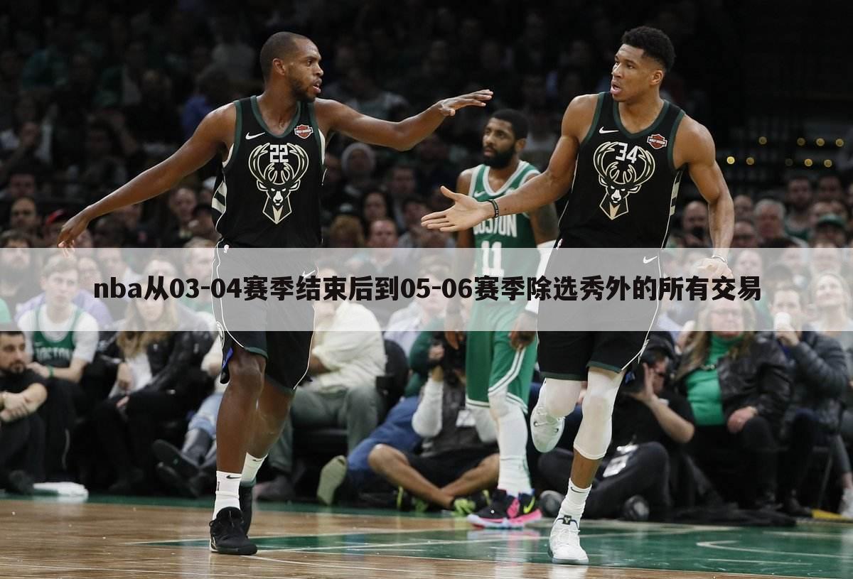 nba从03-04赛季结束后到05-06赛季除选秀外的所有交易