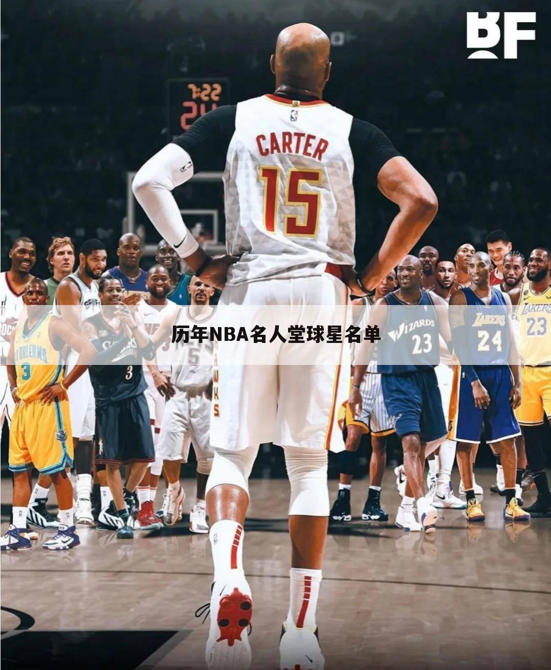 历年NBA名人堂球星名单