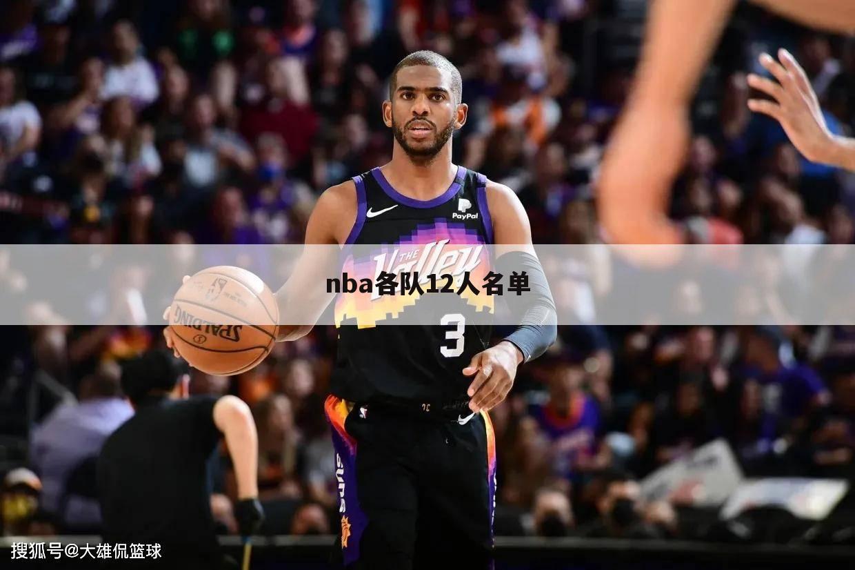 nba各队12人名单