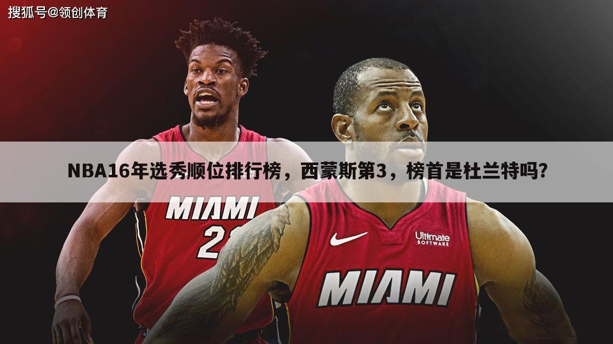 NBA16年选秀顺位排行榜，西蒙斯第3，榜首是杜兰特吗？